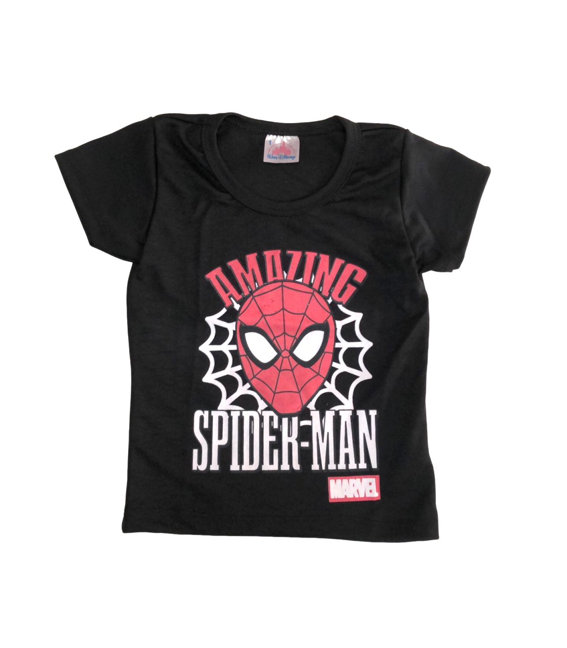 CAMISETA HOMEM ARANHA PRETO 1 AO 10